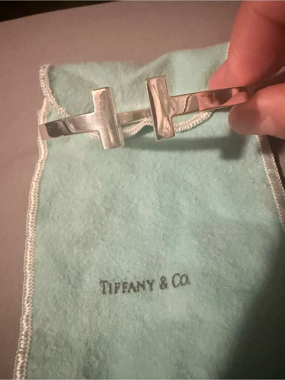 Tiffany & Co. Silver T Bracelet